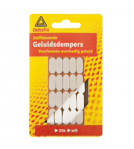 GELUIDDEMPER ZELFKLEVEND WIT 20ST