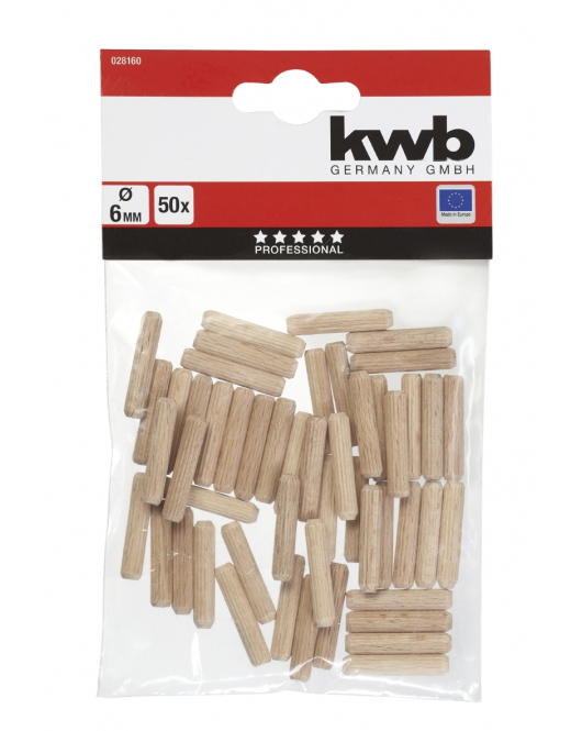 50 HOUTENDUVELS 6 MM