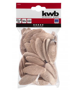 50 HOUTVERB.-LAMELLEN 65X12X4 MM