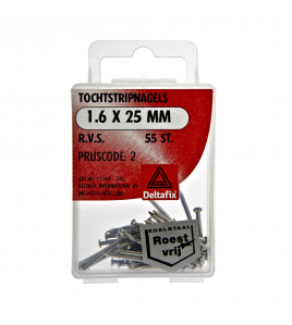 TOCHTSTRIPNAGEL RVS A2 1.6 X 25 MM 55ST