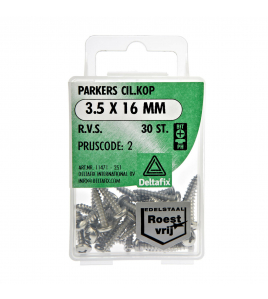 PARKER CK PH RVS A2 3.5 X 16 MM DIN 7981C 30ST