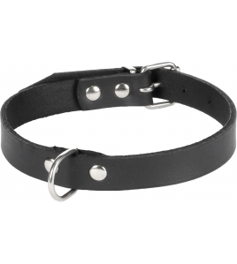 HALSBAND SEATTLE ZWART M 33-40CM 18MM