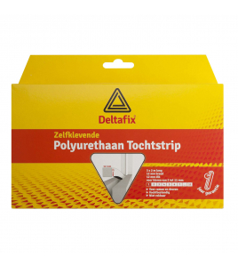 TOCHTSTRIP ZELFKLEVEND P.U. SCHUIM WIT 6 M X 9 MM X 9 MM