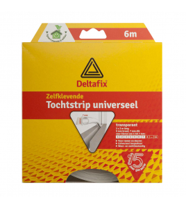 TOCHTSTRIP ZELFKLEVEND UNIVERSEEL TP TRANSPARANT 6 M X 9 MM X 7 MM