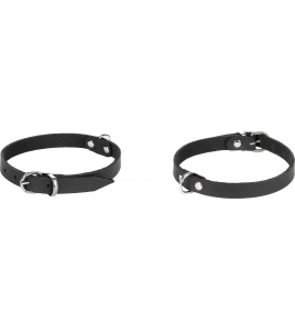 HALSBAND SEATTLE ZWART M/L 38-45CM 20MM