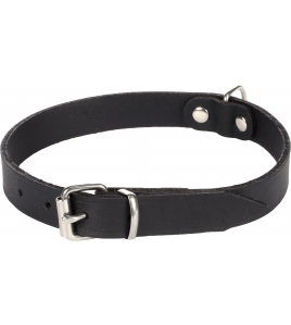 HALSBAND SEATTLE ZWART M/L 38-45CM 20MM