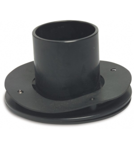 FOLIEDOORVOER MET DICHTING 75 MM LIJMMOF ZWART FOLIEDOORVOER MET DICHTING 75 MM LIJMMOF ZWART