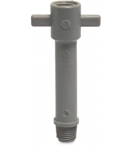 VDL VERLENGPIJPJE KUNSTSTOF 3/8WW BINNENDRAAD X BUITENDRAAD 6CM ZWART VDL VERLENGPIJPJE KUNSTSTOF 3/8WW BINNENDRAAD X BUITENDRAAD 6CM ZWART