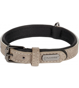 HALSBAND DELU TAUPE XS/S 24-30CM 15MM