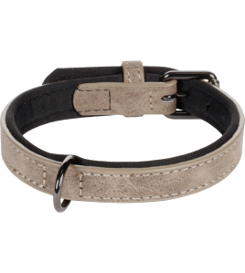 HALSBAND DELU TAUPE XS/S 24-30CM 15MM
