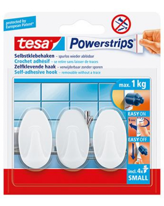 TESA POWERST.MINI WIT OVAL