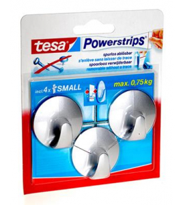 TESA POWERST.SMALL ROND CHROOM