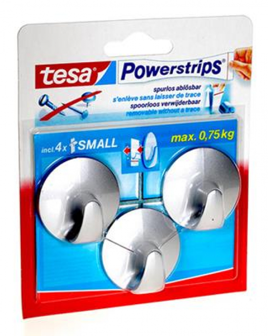 TESA POWERST.SMALL ROND CHROOM