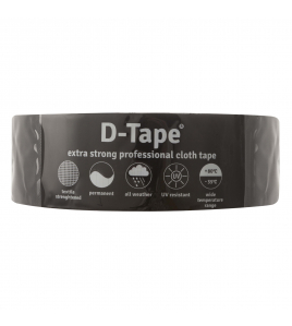 DUCTTAPE ZELFKLEVEND EXTRA KWALITEIT PERMANENT ZWART 50 M X 50 MM X 0.32 DUCTTAPE ZELFKLEVEND EXTRA KWALITEIT PERMANENT ZWART 50 M X 50 MM X 0.32