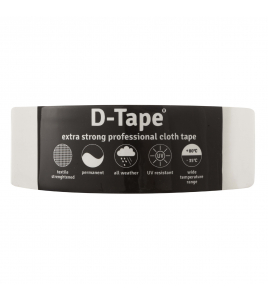 DUCTTAPE ZELFKLEVEND EXTRA KWALITEIT PERMANENT WIT 50 M X 50 MM X 0.32 DUCTTAPE ZELFKLEVEND EXTRA KWALITEIT PERMANENT WIT 50 M X 50 MM X 0.32