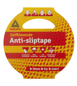 ANTI-SLIPTAPE ZELFKLEVEND ZWART 5 M X 50 MM ANTI-SLIPTAPE ZELFKLEVEND ZWART 5 M X 50 MM