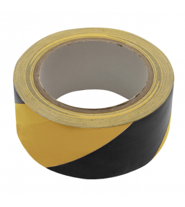 VLOERMARKERINGSTAPE PVC ZELFKLEVEND GEEL ZWART 33 M X 50 MM X 0.16 VLOERMARKERINGSTAPE PVC ZELFKLEVEND GEEL ZWART 33 M X 50 MM X 0.16