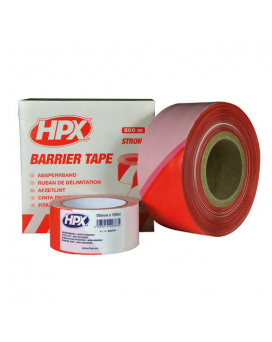 HPX AFZETLINT - WIT/ROOD 50MM X 100M