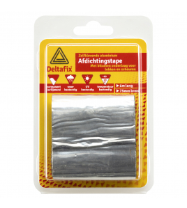 AFDICHTINGSBAND ALUMINIUM+BITUM ALUMINIUM BITUUM 1 M X 75 MM AFDICHTINGSBAND ALUMINIUM+BITUM ALUMINIUM BITUUM 1 M X 75 MM