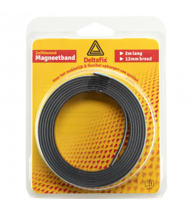 MAGNEETBAND ZELFKLEVEND BRUIN 2 M X 12MM X 2MM MAGNEETBAND ZELFKLEVEND BRUIN 2 M X 12MM X 2MM