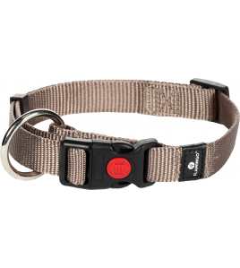 HALSBAND ZIGGI TAUPE M 40-55CM 20MM