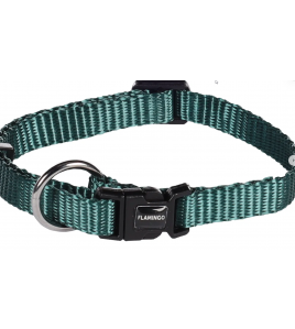 HALSBAND ZIGGI DONKERGROEN L 45-65CM 25MM
