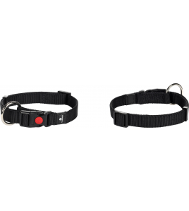 HALSBAND ZIGGI ZWART XL 55-75CM 40MM