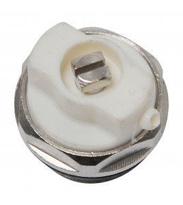 SV RADIATORSTOP MET DRAAIBARE ONTLUCHTING