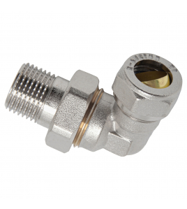 SV RADIATORKOPPELING 1/2&quot;MX15MM KNEL HAAKS 2-DELIG