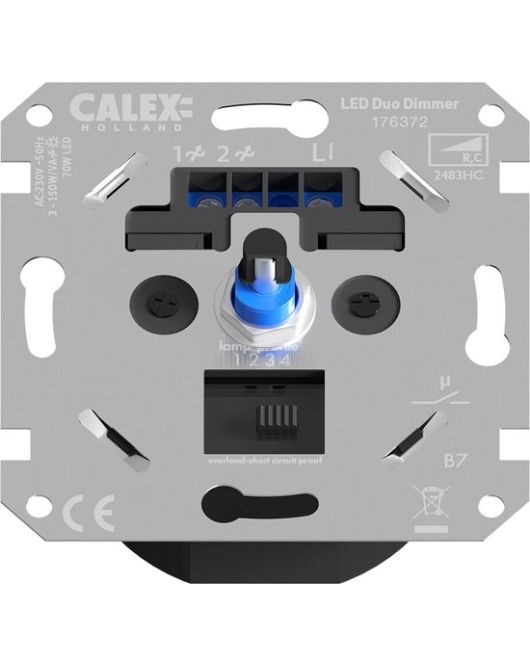CALEX RC INBOUWDIMMER 230V (LED 70W) - (GLOEILAMP 150W) CALEX RC INBOUWDIMMER 230V (LED 70W) - (GLOEILAMP 150W)