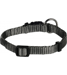 HALSBAND ZIGGI DONKERGRIJS XS 20-35CM 10MM