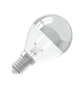 CALEX KOPSPIEGEL P45 CHROME STRAIGHT FILAMENT 220-240V 3.5W 250LM 2700K E14 DIMBAAR MET LED DIMMER