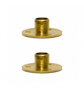 2 STUKS PLAATNIPPEL TBV LAMPHOUDER