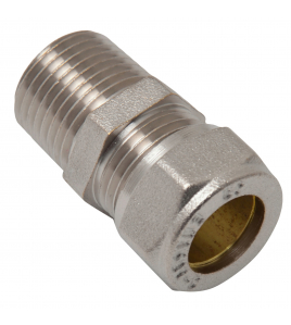 SV RADIATORKOPPELING 1/2&quot;MX15MM KNEL RECHT