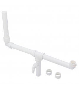 SV DUPLOAFVOER ONGELIJK 6/4X40MM WIT