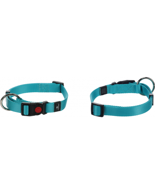 HALSBAND ZIGGI TURQUOISE L 45-65CM 25MM
