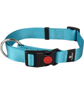HALSBAND ZIGGI TURQUOISE L 45-65CM 25MM