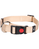 HALSBAND ZIGGI BEIGE L 45-65CM 25MM