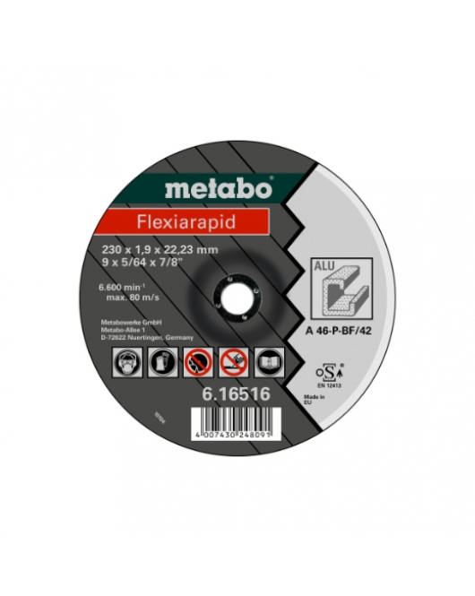 METABO FLEXIARAPID 115X1,0X22,23 ALU