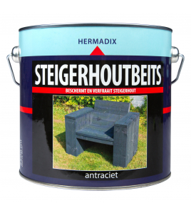 STEIGERHOUTBEITS ANTRACIET 2500ML