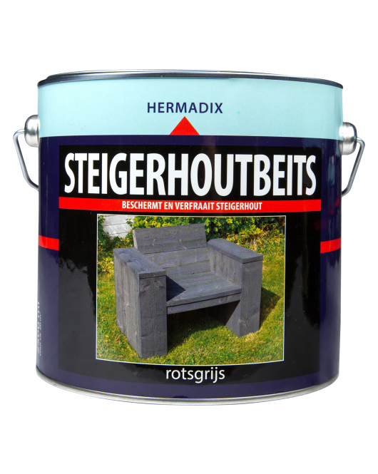 STEIGERHOUTBEITS ROTSGRIJS 2500ML