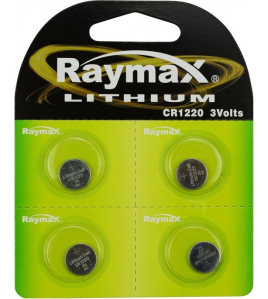 KNOOPCEL BATTERIJ 3V. CR1220 (4 STUKS)