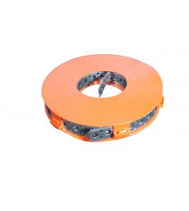 MONTAGEBAND 17X0,70MM SV OP ROL 10M IN ORANJE CASSETTE