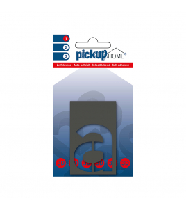 3D HOME MILAN 60 MM GRIJS A ACRYLAAT 3 MM ZELFKLEVEND