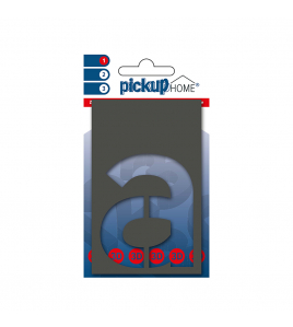 3D HOME MILAN 100 MM GRIJS A ACRYLAAT 3 MM ZELFKLEVEND