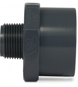 PUNTSTUK ZES/ACHTK. 63/75MM X 2 1/2" BUITENDR. PUNTSTUK ZES/ACHTK. 63/75MM X 2 1/2" BUITENDR.
