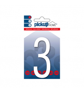 3D HOME OSLO 90 MM WIT 3 ACRYLAAT 3 MM ZELFKLEVEND