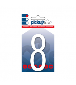 3D HOME OSLO 90 MM WIT 8 ACRYLAAT 3 MM ZELFKLEVEND