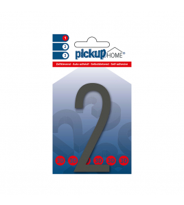 3D HOME OSLO 90 MM GRIJS 2 ACRYLAAT 3 MM ZELFKLEVEND