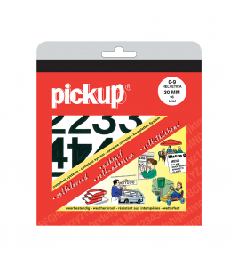 CIJFERBOEK HELVETICA ZWART 30 MM 96 CIJFERS EN SYMBOLEN